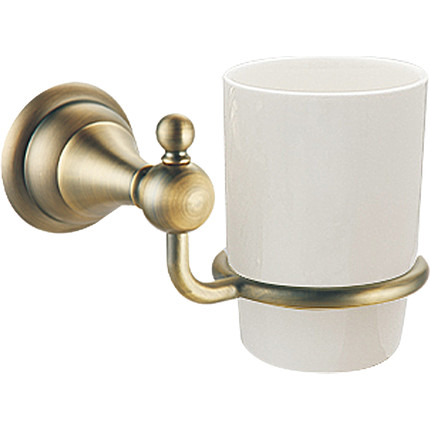 Стакан для зубных щеток Azario Elvia AZ-91106Q, цвет бронза -  Стакан для зубных щеток Azario Elvia AZ-91106Q, цвет бронза фото