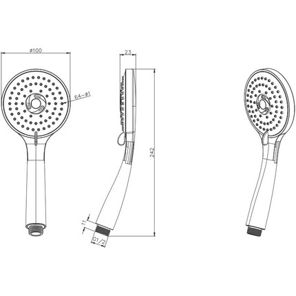 Ручной душ Aquatek Вега AQ2003CR фото 13