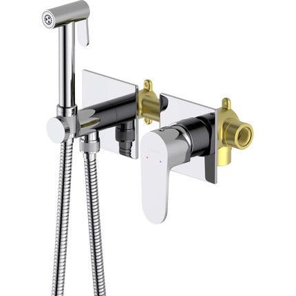 Набор для гигиенического душа Aquatek Оберон AQ1220CR (со скрытой частью) - 4 Набор для гигиенического душа Aquatek Оберон AQ1220CR (со скрытой частью) фото 4