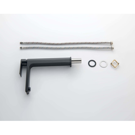 Смеситель для раковины высокий Aquatek Лира AQ1404MB, чёрный матовый, Цвет производителя: чёрный матовый фото 7