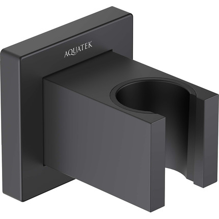 Держатель душевой лейки Aquatek AQ2401MB, чёрный матовый фото 2
