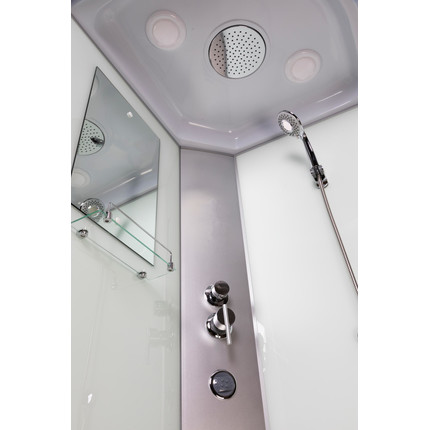 Гидробокс Niagara 130x90 см 333944RG, серебро/матовое фото 12