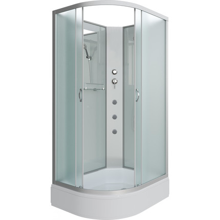 Гидробокс Niagara 130x90 см 333944RBKG, серебро/матовое - 2 Гидробокс Niagara 130x90 см 333944RBKG, серебро/матовое фото 2