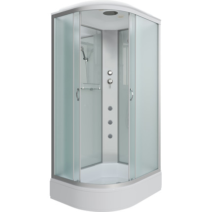 Гидробокс Niagara 130x90 см 333944RG, серебро/матовое фото 2