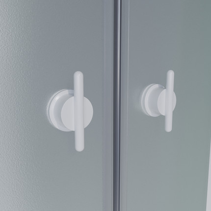 Душевая кабина Niagara 110x80 см P110/80/40L/MT/BK, белый/матовое фото 4