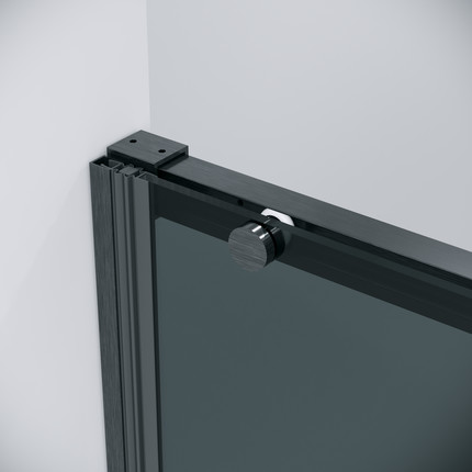 Душевая дверь Grossman Galaxy 110 см 100.K33.01.110.42.10, графит сатин/тонированное фото 10