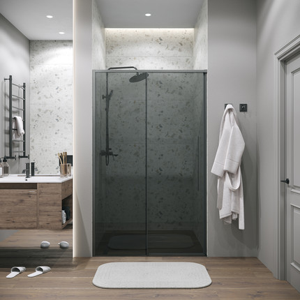 Душевая дверь Grossman Galaxy 110 см 100.K33.01.110.42.10, графит сатин/тонированное фото 5