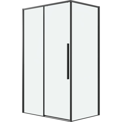 Душевое ограждение Grossman Galaxy 140x80 см 120.K33.01.1480.21.00, чёрный матовый/прозрачное фото 2