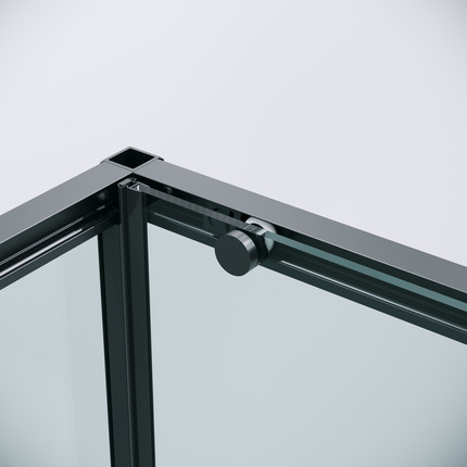 Душевое ограждение Grossman Galaxy 140x80 см 120.K33.01.1480.21.00, чёрный матовый/прозрачное фото 6