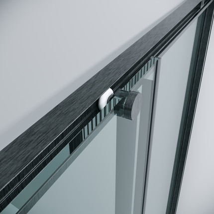 Душевое ограждение Grossman Galaxy 70x70 см 300.K33.01.7070.42.00, графит сатин/прозрачное фото 8