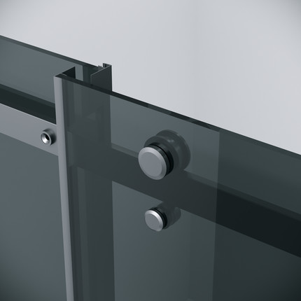 Душевое ограждение Grossman Classic 100x90 см 120.K33.04.1090.21.10, чёрный матовый/тонированное фото 9