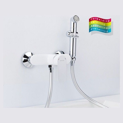 Набор для гигиенического душа Gappo Noar G2048-8, белый/хром фото 7