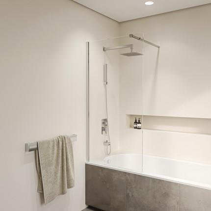 Шторка для ванны RGW SC-052 60 см 35115206-11 (стекло 10 мм), хром/прозрачное - 3 Шторка для ванны RGW SC-052 60 см 35115206-11 (стекло 10 мм), хром/прозрачное фото 3