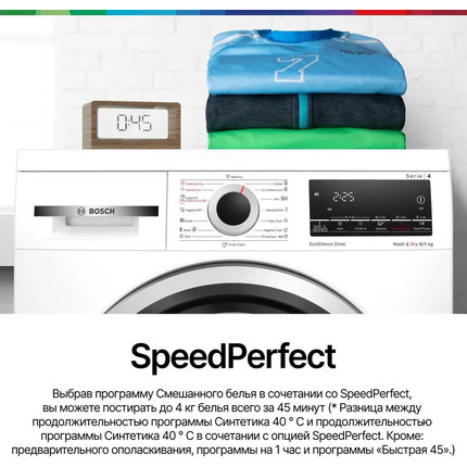 Стиральная машина с сушкой Bosch Serie 4 WDS28460ME фото 2