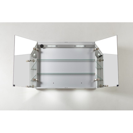 Зеркало-шкаф BelBagno SPC-2A-DL-BL-900 90 см, хром фото 5