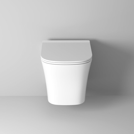 Унитаз подвесной безободковый Grossman Style GR-4474S с крышкой микролифт, белый глянцевый фото 3