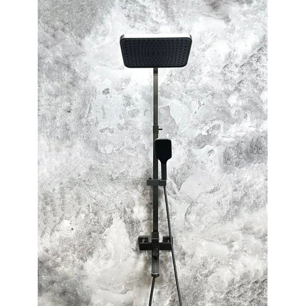 Душевая стойка Belz B24817-3, оружейная сталь фото 4