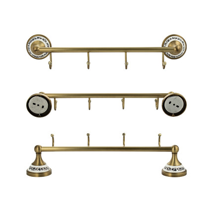 Набор крючков Brimix 94205, цвет бронза фото 3