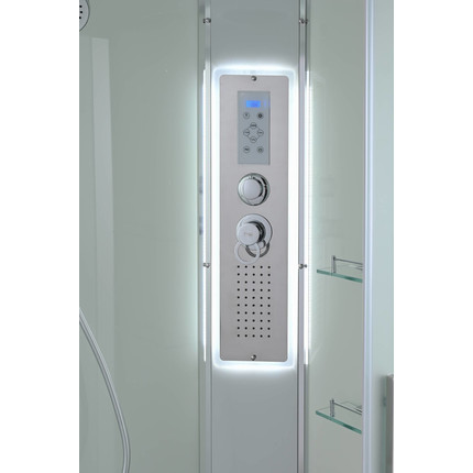 Гидробокс Avacan 120x90 см EM5912LLED, хром/матовое (безсиликоновая сборка) фото 11