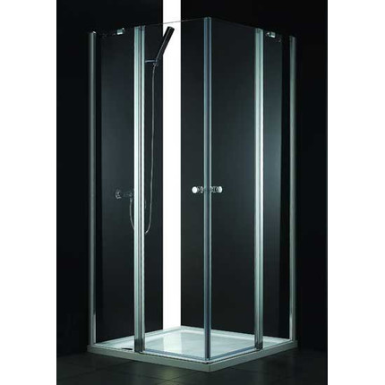 Душевое ограждение Cezares Elena A-22 100х100 см, хром/матовое фото 