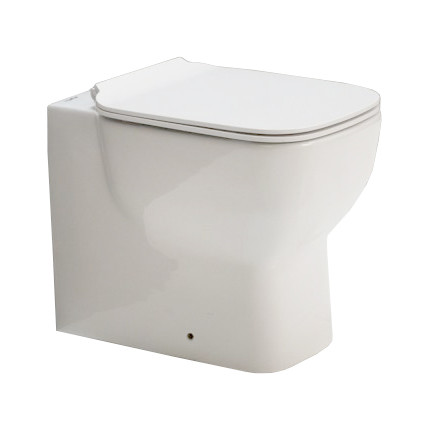 Унитаз приставной безободковый BelBagno Vaso BB127CB фото 3