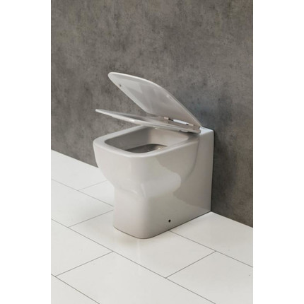 Унитаз приставной безободковый BelBagno Vaso BB127CB фото 6