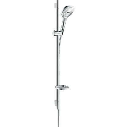 Душевой гарнитур Hansgrohe Raindance Select E 120/Unica’S Puro 26621400, белый/хром фото 