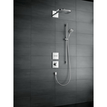 Душевой гарнитур Hansgrohe Raindance Select E 120/Unica’S Puro 26621400, белый/хром фото 6