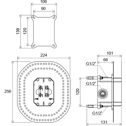 Смеситель для душа Ravak Classic СL 066.00 X070089+X070052 - 5 Смеситель для душа Ravak Classic СL 066.00 X070089+X070052 фото 5