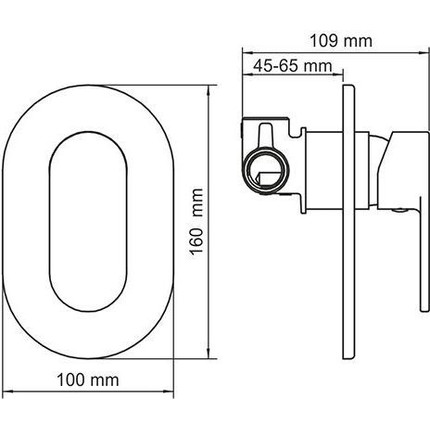 Набор для гигиенического душа WasserKraft A117451, чёрный фото 3