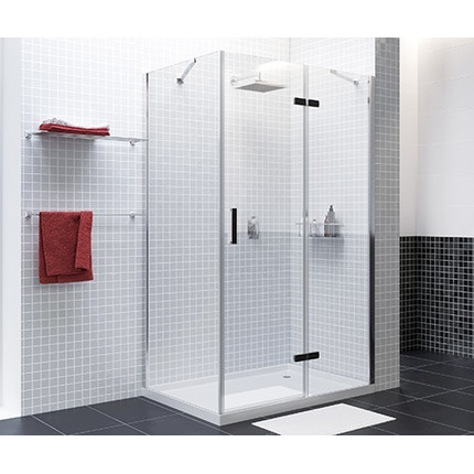 Душевое ограждение WasserKraft Aller 120х80 см R 10H06RBLACK, чёрный/прозрачное - 4 Душевое ограждение WasserKraft Aller 120х80 см R 10H06RBLACK, чёрный/прозрачное фото 4