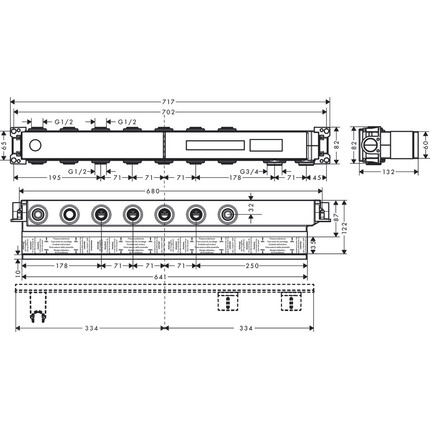Скрытая часть Axor ShowerSolutions Select 18313180 - 2 Скрытая часть Axor ShowerSolutions Select 18313180 фото 2