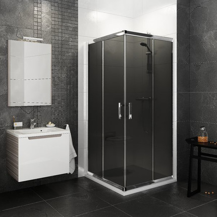 Душевое ограждение Ravak Blix BLRV2K 90 см 1XV70C00Z1 алюминий/прозрачное фото 3