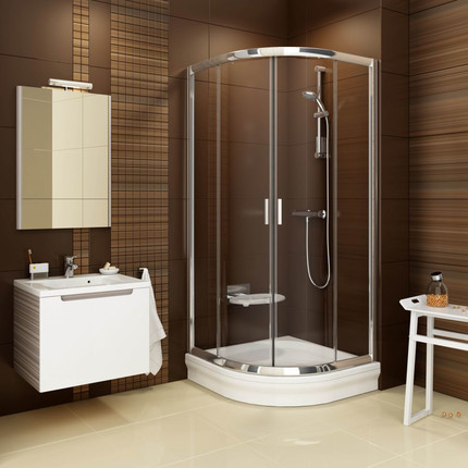 Душевое ограждение Ravak Blix BLCP4 80 см 3B240C00ZG алюминий/матовое фото 3