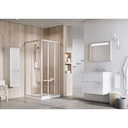 Душевое ограждение Ravak Supernova ASDP3+APSS 120х80 см, белый/pearl - 3 Душевое ограждение Ravak Supernova ASDP3+APSS 120х80 см, белый/pearl фото 3