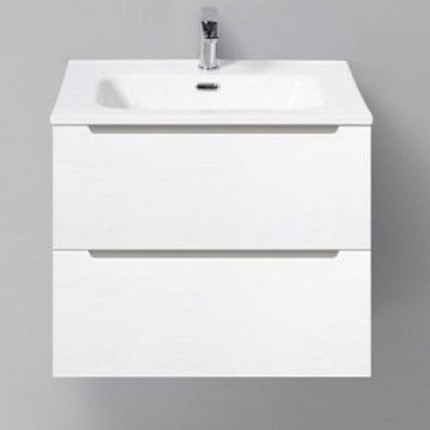 Тумба подвесная с раковиной BelBagno ETNA39-500/390-2C-SO-BL-P 50 см, Bianco Lucido, Цвет фасада: Bianco Lucido фото 