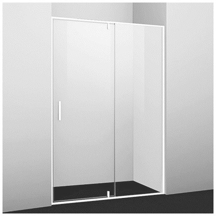 Душевая дверь WasserKraft Neime 120 см 19P05, белый/прозрачное -  Душевая дверь WasserKraft Neime 120 см 19P05, белый/прозрачное фото