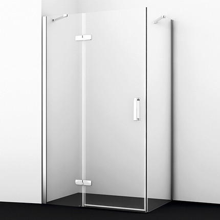 Душевое ограждение WasserKraft Aller 120х100 см L 10H10LWHITE, белый/прозрачное фото 