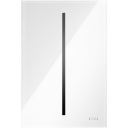 Кнопка смыва с инфракрасным датчиком TECEfilo (питание от сети 230 В) 9242060, стекло, белый фото 