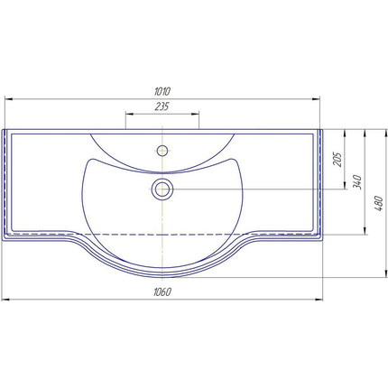 Тумба напольная с раковиной Opadiris Риспекто 100 см, орех - 5 Тумба напольная с раковиной Opadiris Риспекто 100 см, орех фото 5