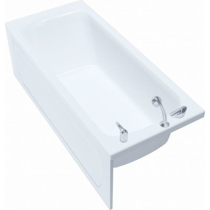Ванна акриловая 1ACReal Gamma 120х69 см BBA-GA127X0-00U с ножками, Размер - мм: 1200х700 фото 6