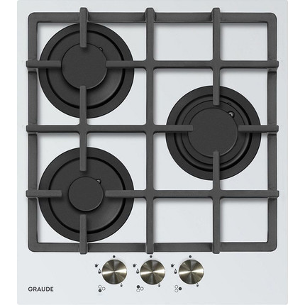 Газовая варочная поверхность Graude GS 45.1 W (белое стекло) фото 