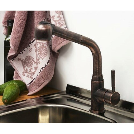 Смеситель для кухни WasserKraft A8247, темная бронза фото 2