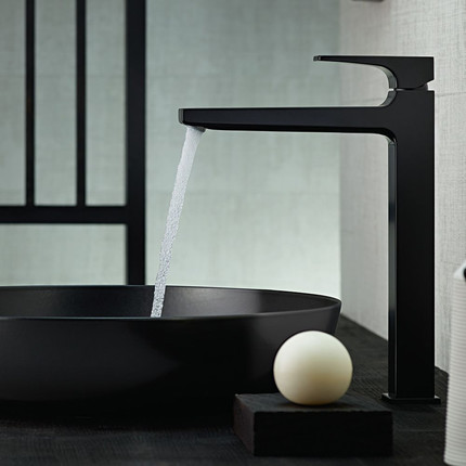 Смеситель для раковины высокий Hansgrohe Metropol 260 32512670, черный фото 2