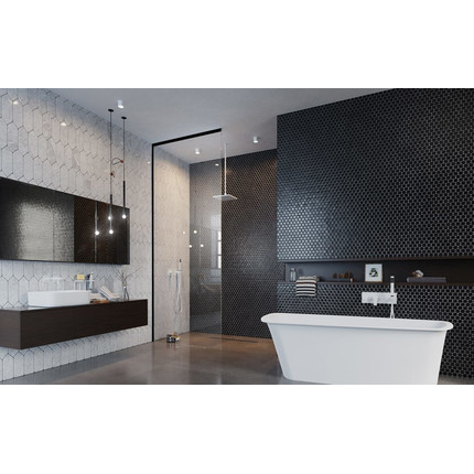 Душевая перегородка Radaway Modo X Black II 100х200 см 389304-54-01 (стекло 10 мм), черный/прозрачное фото 4