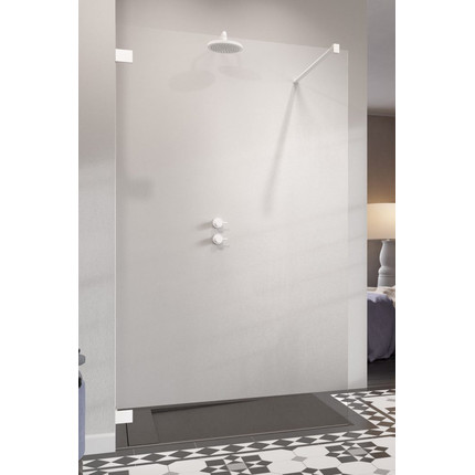 Душевая перегородка Radaway Essenza Pro White Walk-in 145х200 см 10103145-04-01, белый/прозрачное фото 