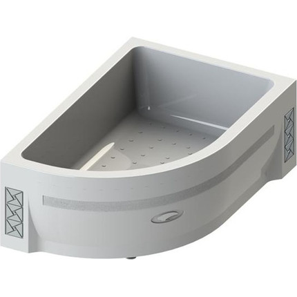 Поддон акриловый Радомир Соул 2 120х80 см R -  Поддон акриловый Радомир Соул 2 120х80 см R фото