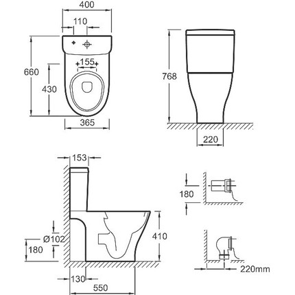 Унитаз-компакт Jacob Delafon Odeon Up 4957CK-00 фото 4