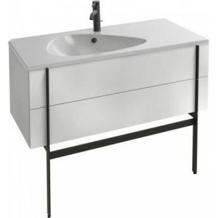 Тумба подвесная с раковиной Jacob Delafon Nouvelle Vague 100 см EB3032-N18, белый фото 