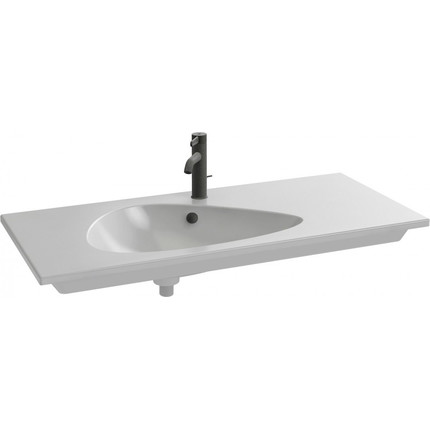 Тумба подвесная с раковиной Jacob Delafon Nouvelle Vague 100 см EB3032-N18, белый фото 5